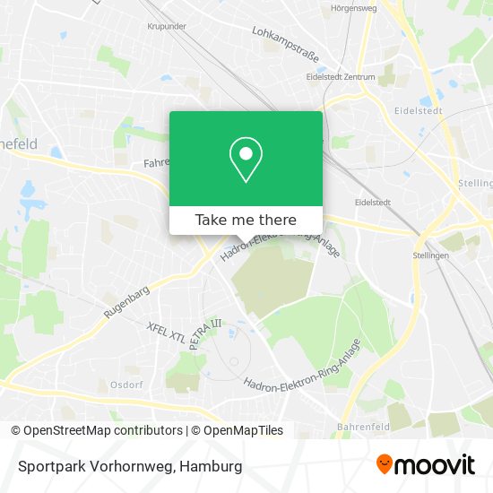 Sportpark Vorhornweg map