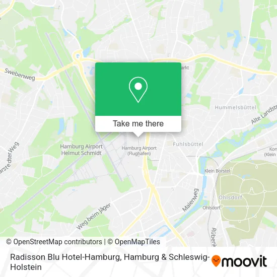 Radisson Blu Hotel-Hamburg map