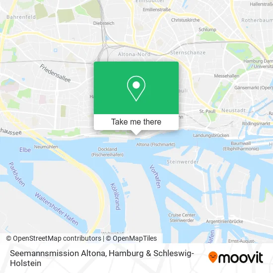 Карта Seemannsmission Altona
