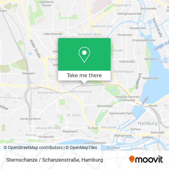 Карта Sternschanze / Schanzenstraße