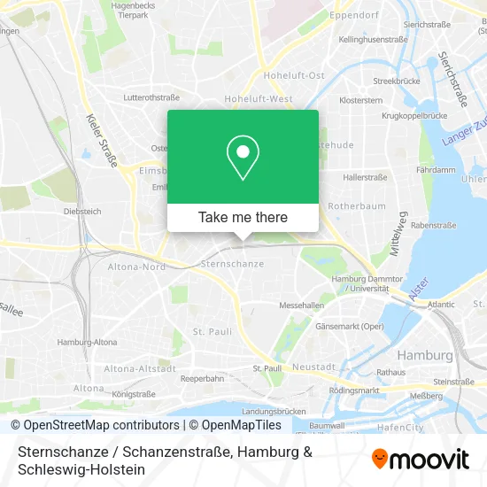 Карта Sternschanze / Schanzenstraße