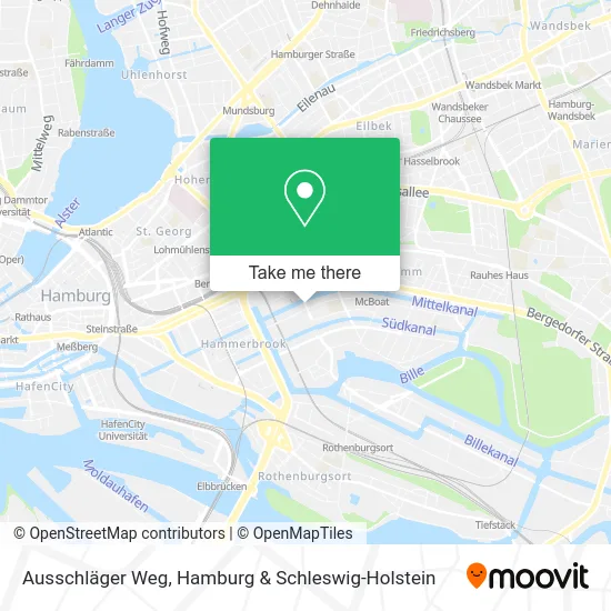 Карта Ausschläger Weg