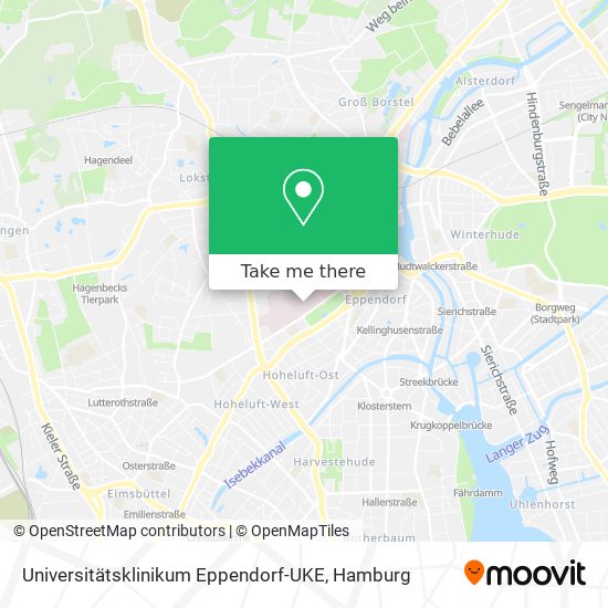 Universitätsklinikum Eppendorf-UKE map