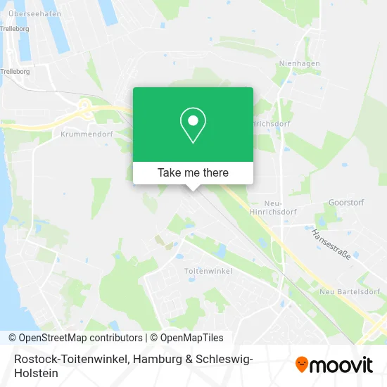 Rostock-Toitenwinkel map