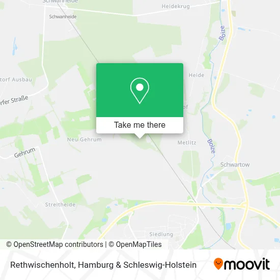 Rethwischenholt map