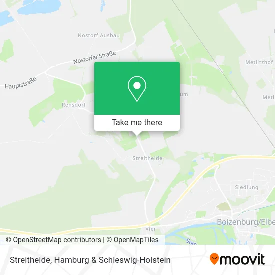 Streitheide map
