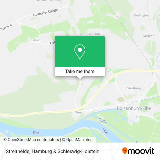 Streitheide map