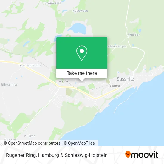 Rügener Ring map