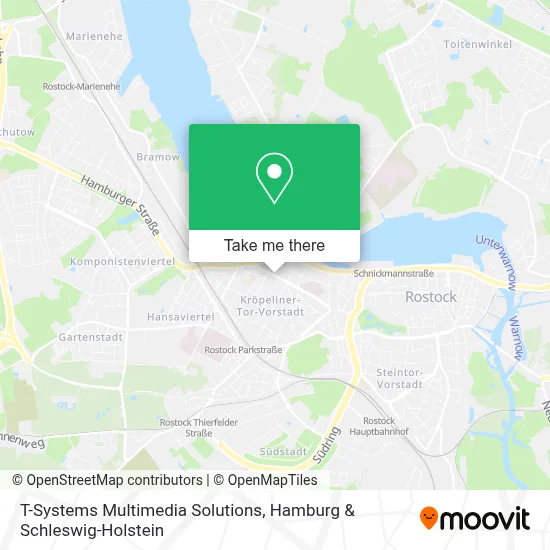 T-Systems Multimedia Solutions map