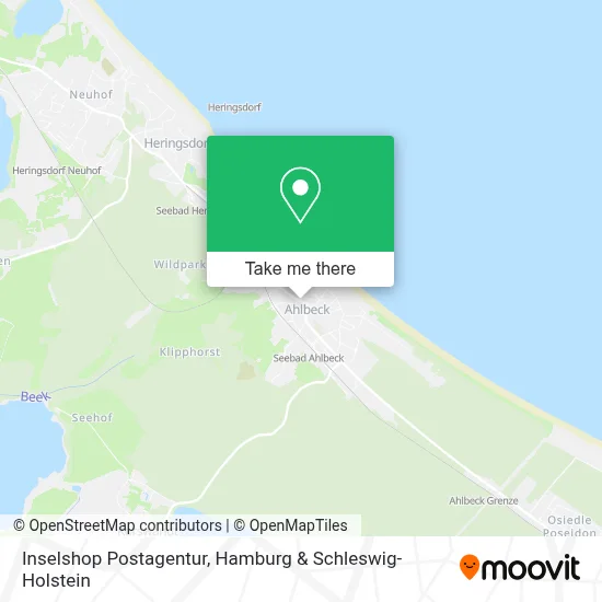 Inselshop Postagentur map