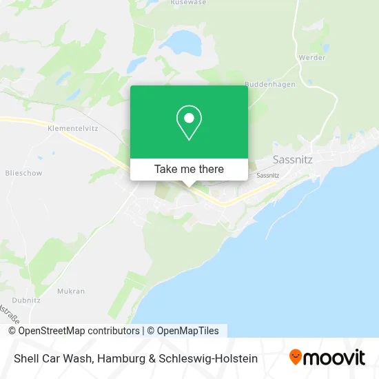Shell Car Wash map