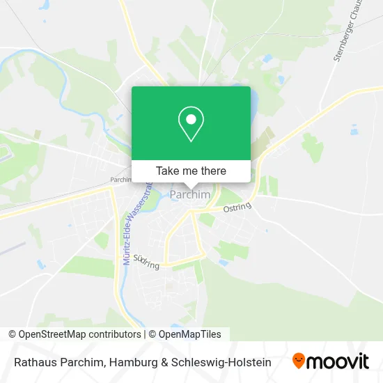 Rathaus Parchim map