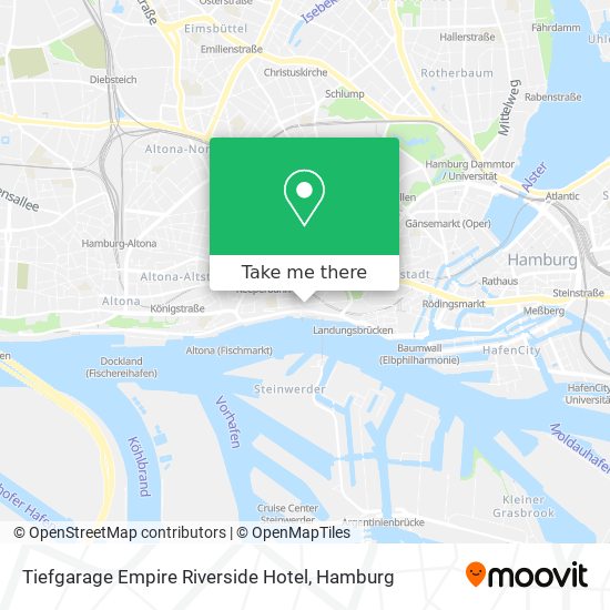 Tiefgarage Empire Riverside Hotel map