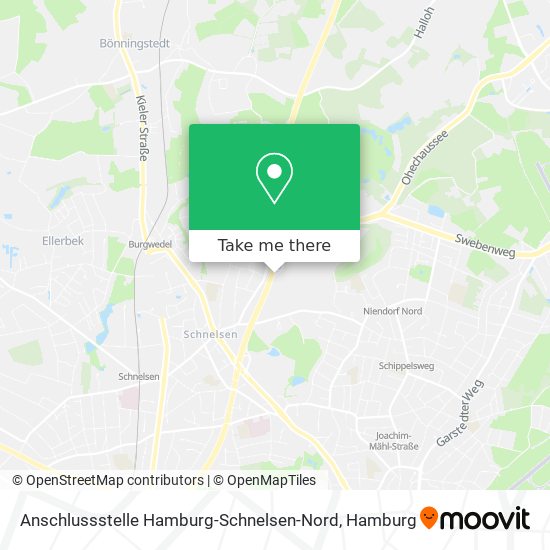 Карта Anschlussstelle Hamburg-Schnelsen-Nord