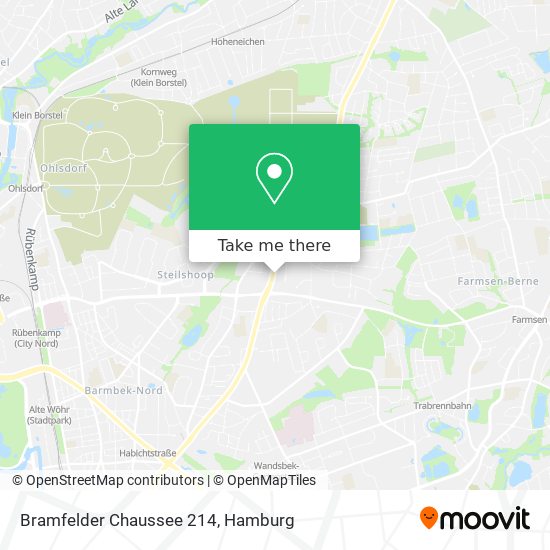 Bramfelder Chaussee 214 map