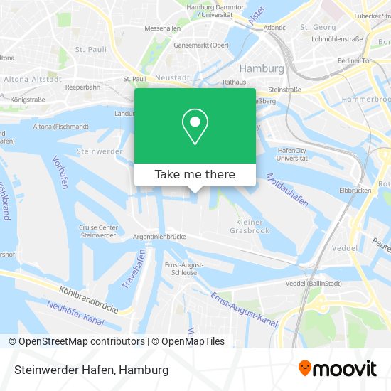 Steinwerder Hafen map