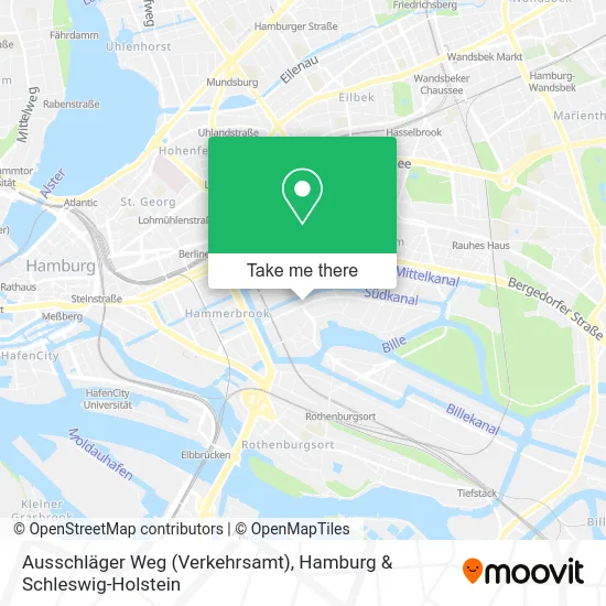 Карта Ausschläger Weg (Verkehrsamt)