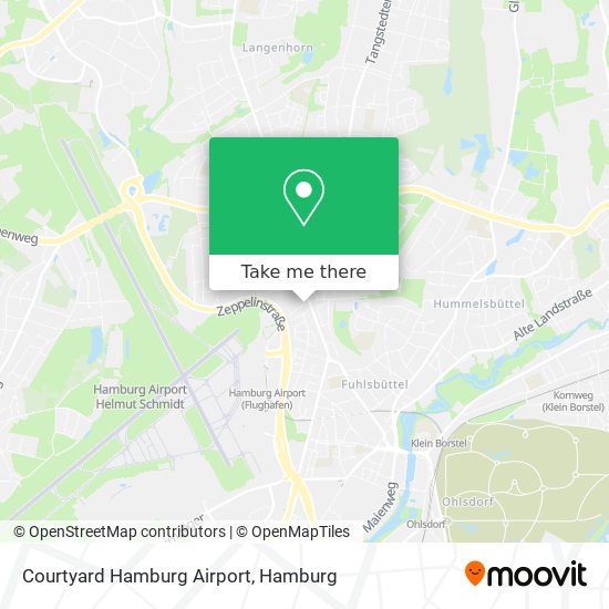 Courtyard Hamburg Airport map