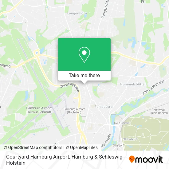Courtyard Hamburg Airport map
