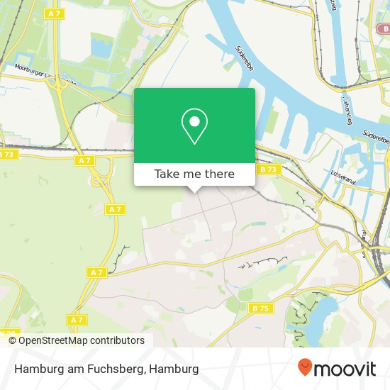 Hamburg am Fuchsberg map
