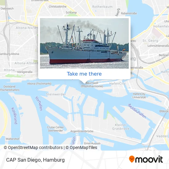 Карта CAP San Diego