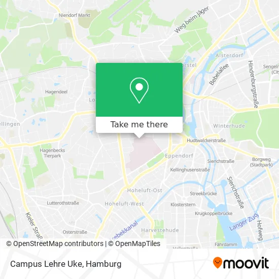 Карта Campus Lehre Uke