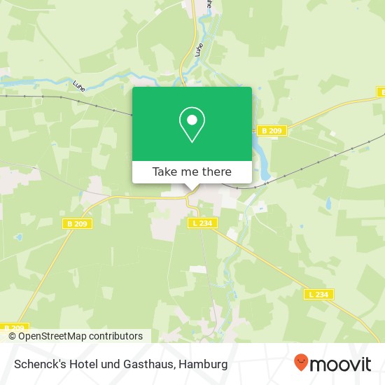 Schenck's Hotel und Gasthaus map