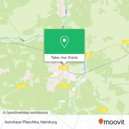 Autohaus Plaschka map