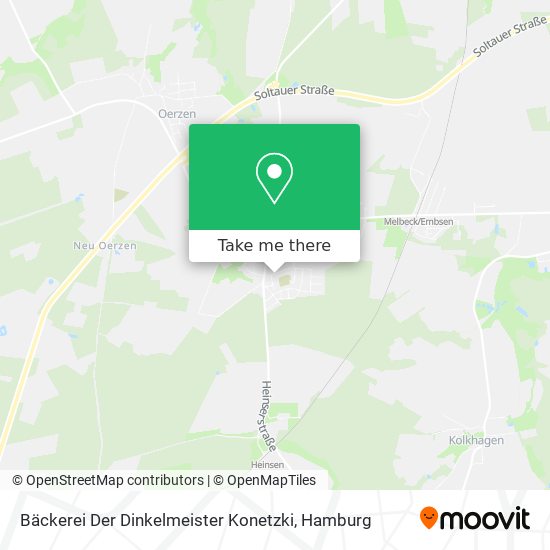 Bäckerei Der Dinkelmeister Konetzki map