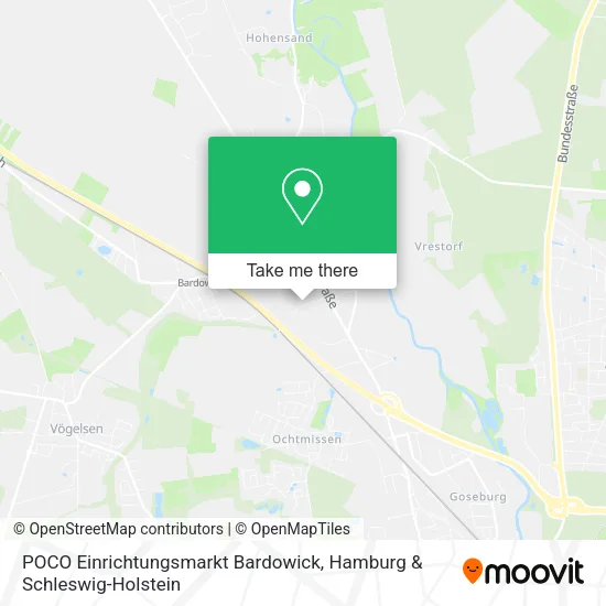 Карта POCO Einrichtungsmarkt Bardowick