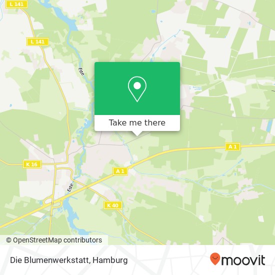 Die Blumenwerkstatt map