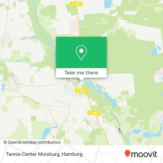Карта Tennis-Center Moisburg