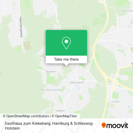 Карта Gasthaus zum Kiekeberg