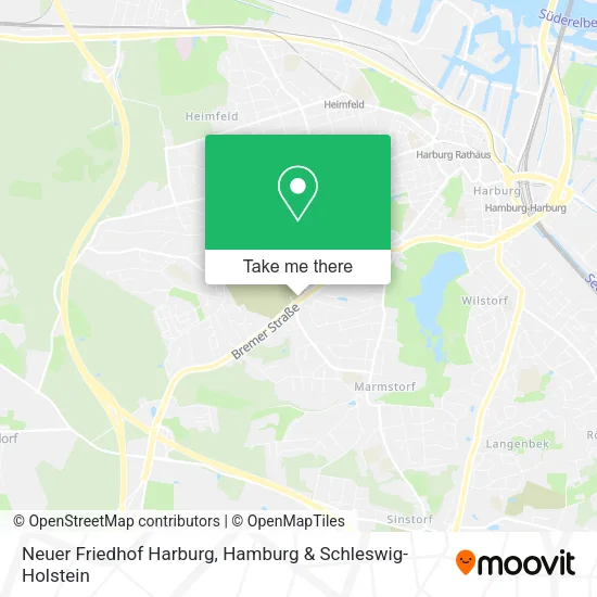 Карта Neuer Friedhof Harburg