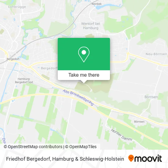 Карта Friedhof Bergedorf