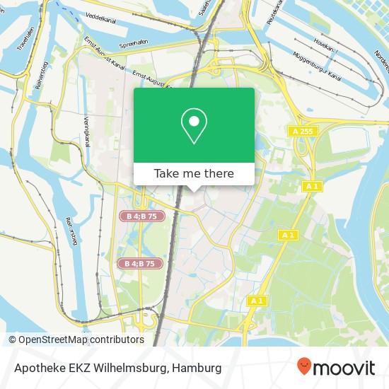 Apotheke EKZ Wilhelmsburg map