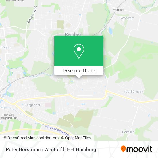 Peter Horstmann Wentorf b.HH map