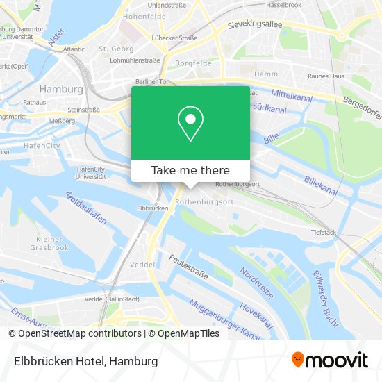 Elbbrücken Hotel map