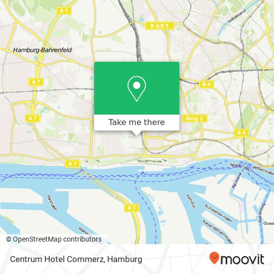 Centrum Hotel Commerz map