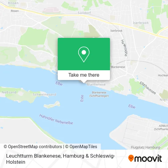 Карта Leuchtturm Blankenese