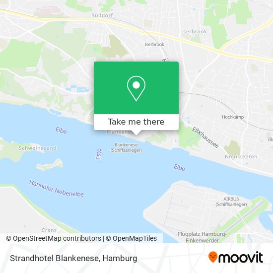 Strandhotel Blankenese map