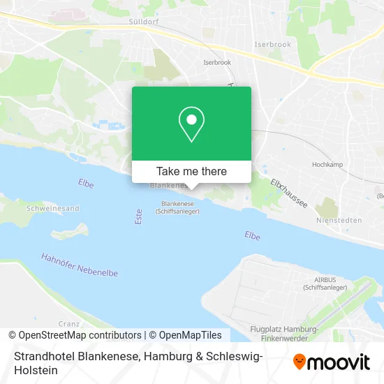 Карта Strandhotel Blankenese