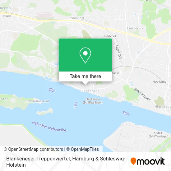 Карта Blankeneser Treppenviertel