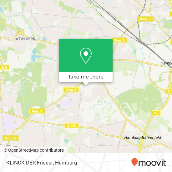 KLINCK DER Friseur map