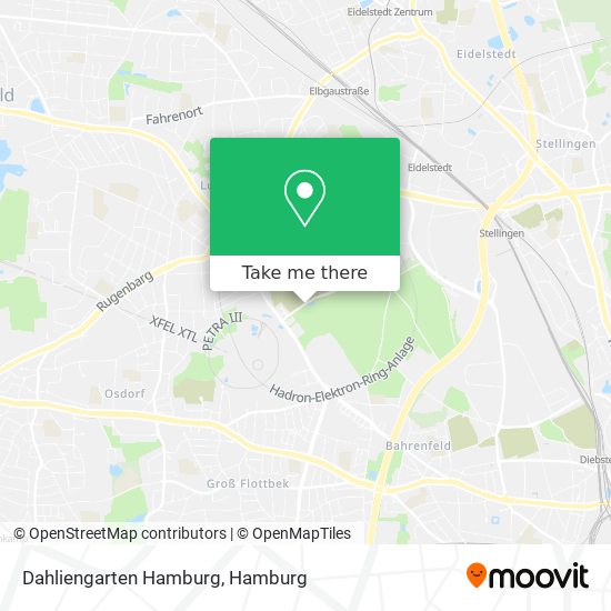 Карта Dahliengarten Hamburg