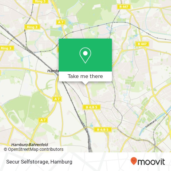 Secur Selfstorage map