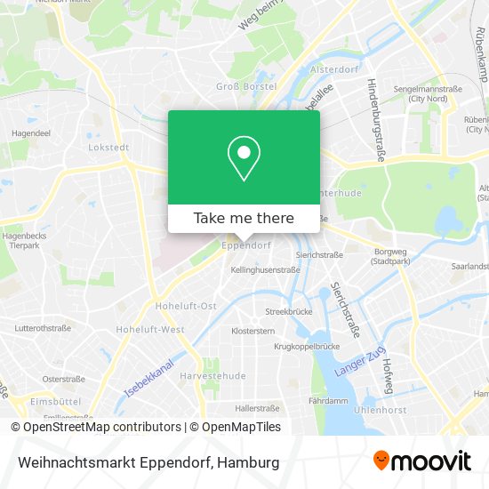Weihnachtsmarkt Eppendorf map