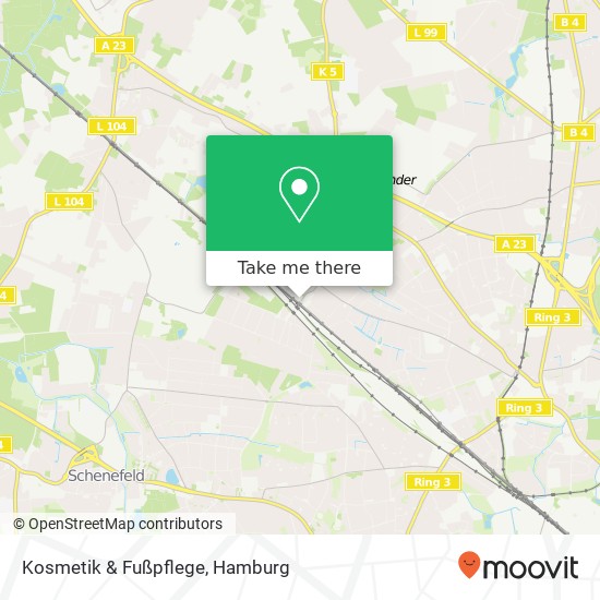 Kosmetik & Fußpflege map