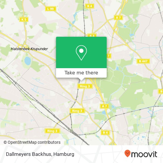 Dallmeyers Backhus map