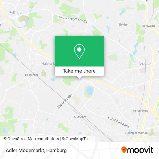 Карта Adler Modemarkt
